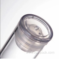 Factory Price Plastic Luxury Cosmetic Packaging Transparent Refillable Airless Pump Bottle